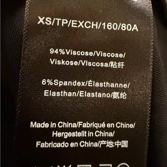 Anine Bing Black Long-Sleeve Keyhole Amaya Mini Dress - Picture 9 of 9